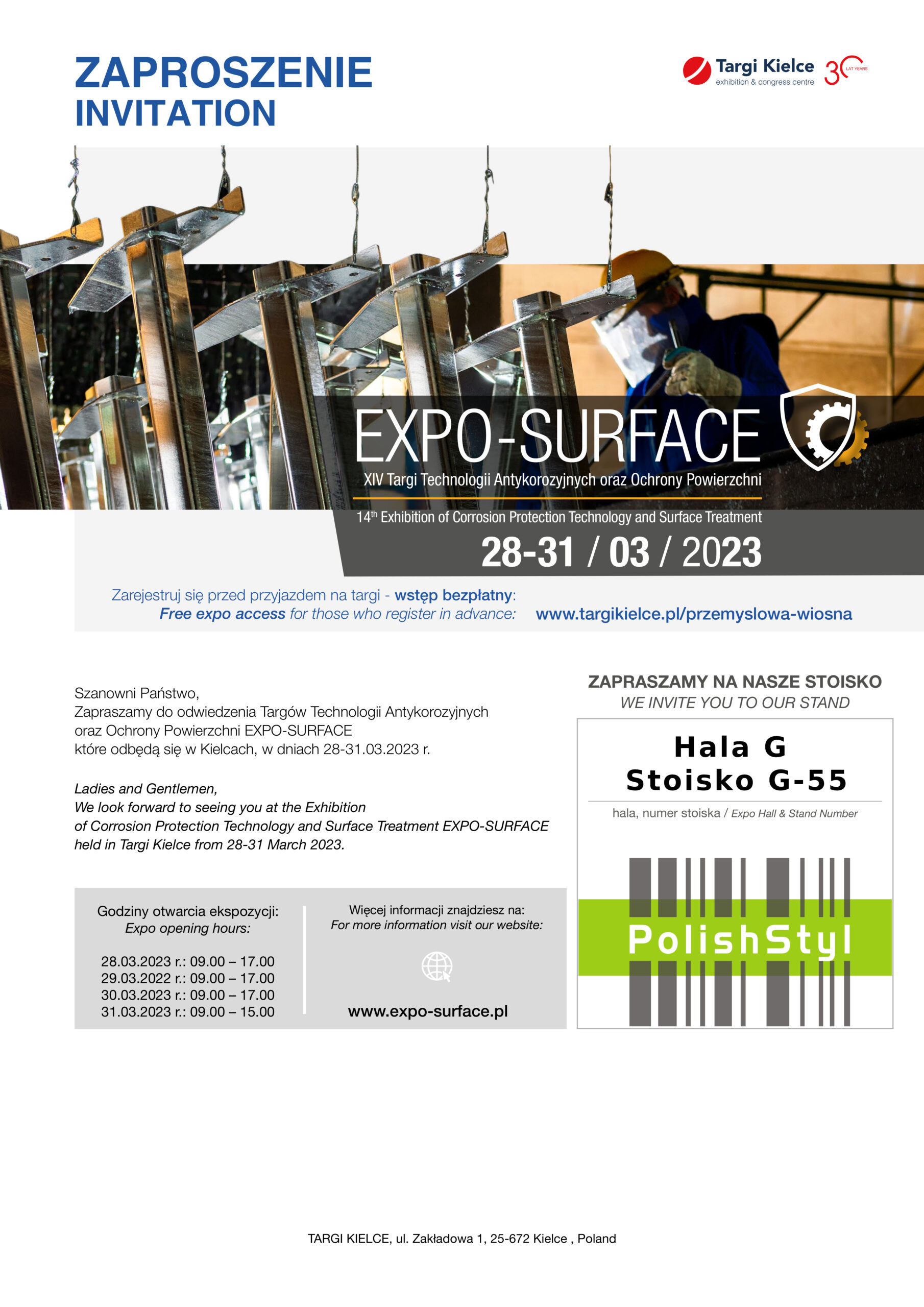 Read more about the article Expo – Surface 2023 Targi Kielce